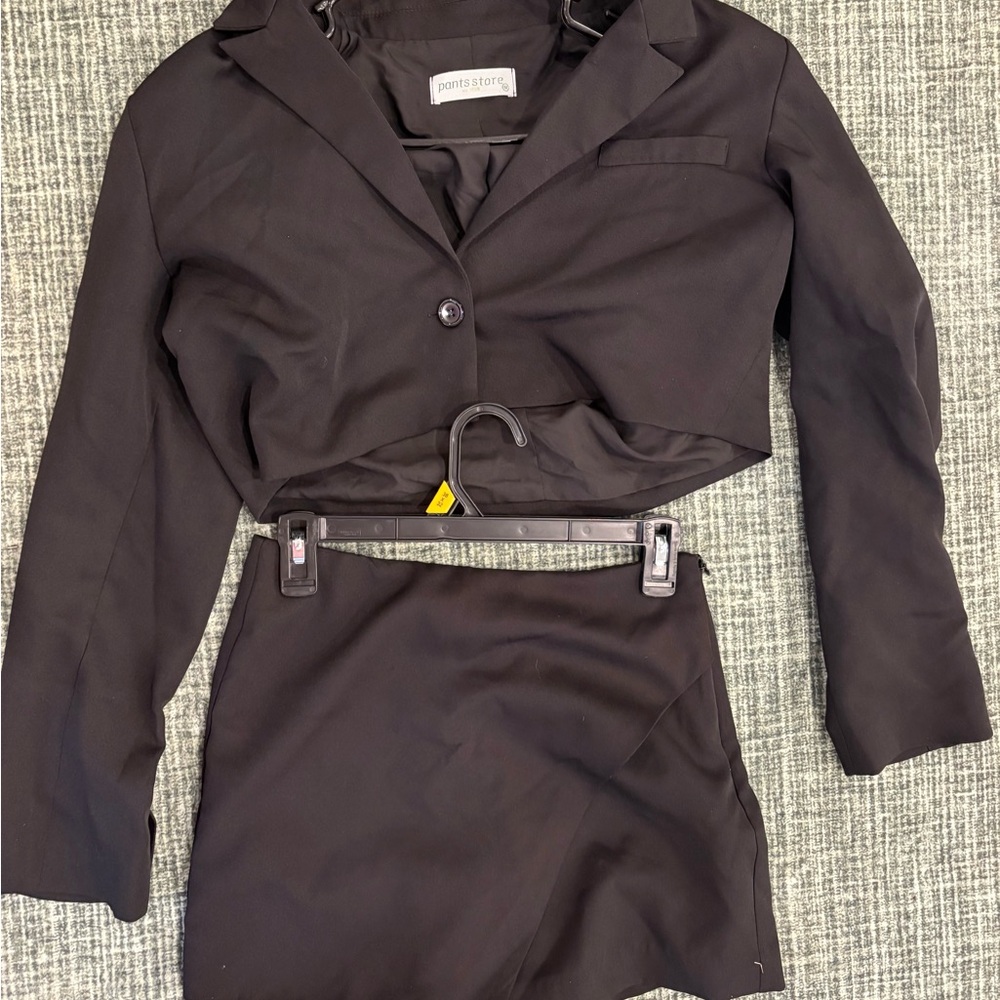 & Other Stories Black Skirt Set